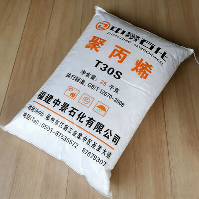 Купить T30S Zhongjing Yarn Grade PP Пластиковые гранулы для тканевых мешков online manufacture